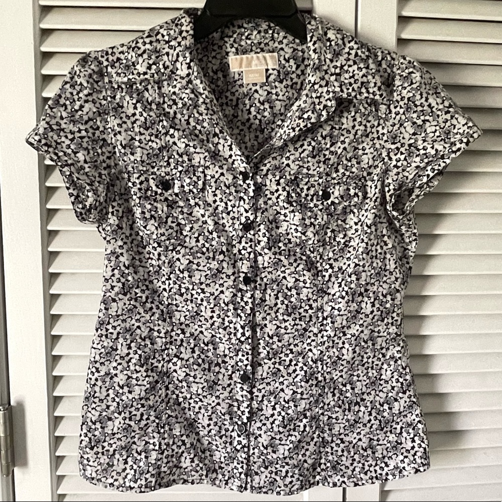 Floral button up shirt